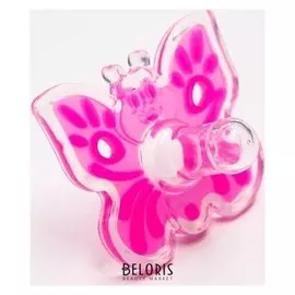 Пустышка цельносиликоновая Бабочка классическая, от 0 мес.