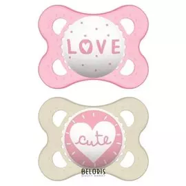 Пустышка из латекса и контейнер для стерилизации, хранения и переноски Original Happy Thoughts