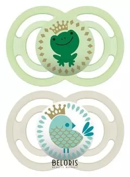 Пустышка силиконовая и контейнер для стерилизации, хранения и переноски Perfect