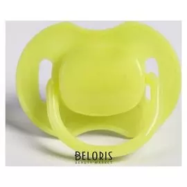 Пустышка силиконовая классическая с колпачком от 0 до 6 мес.