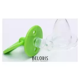 Пустышка силиконовая классическая с колпачком, от 0 мес.