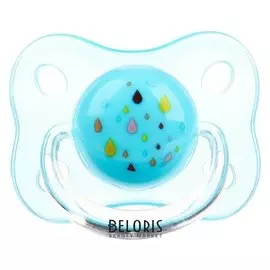 Пустышка силиконовая ортодонтическая, от 3 мес.