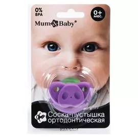 Пустышка силиконовая ортодонтическая «Пятачок», от 0 мес., с колпачком