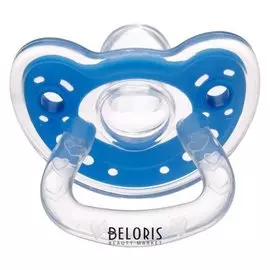 Пустышка силиконовая ортодонтическая с колпачком