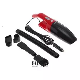 Пылесос автомобильный Cartage, 5 насадок, 100 Вт, 12 В, красный