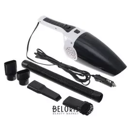 Пылесос автомобильный Cartage, 5 насадок, 120 Вт, 12 В, белый