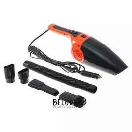 Пылесос автомобильный Cartage, 5 насадок, 120 Вт, 12 В, оранжевый