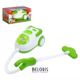 Пылесос игрушечный Мини-дом, со световыми эффектами, засасывает мусор