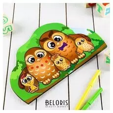 Рамка-вкладыш деревянная Совы