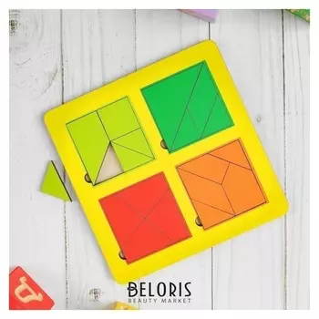 Рамка-вкладыш "Квадраты" по методике Никитина