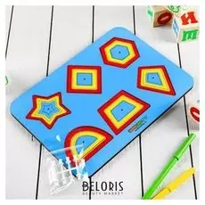 Рамка-вкладыш "Паутинка 2» М. Монтессори