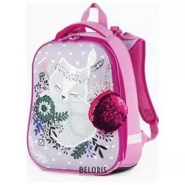 Ранец с брелоком для девочек "Лисичка"