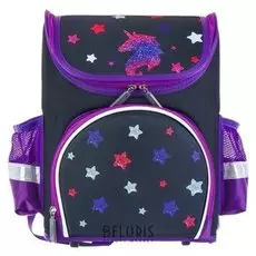 Ранец стандарт раскладной Eva, 35 х 26 х 15 см, "Звездный единорог"