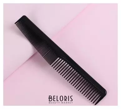 Расчёска комбинированная, цвет чёрный