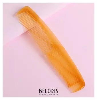 Расчёска комбинированная, цвет янтарный