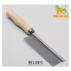 Расчёска с деревянной ручкой, 20 х 3,5 см