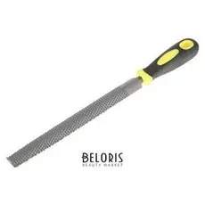 Рашпиль Fit, прорезиненная ручка, полукруглый, 200 мм