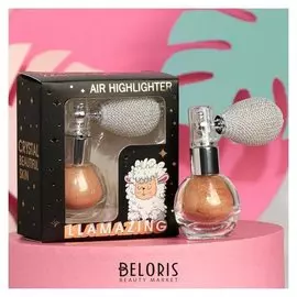 Рассыпчатый хайлайтер для Llamazing, оттенок золотой песок 3 г