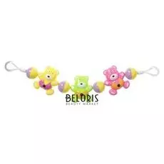 Растяжка на коляску/кроватку «Медвежата», 3 игрушки