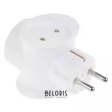 Разветвитель Toker 3т1, 16 А, трехместный, с з/к, белый