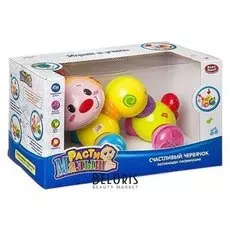 Развивая игрушка Счастливый червячок