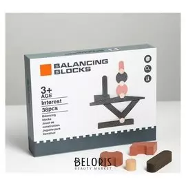 Развивающая игра балансир "Блоки" 27,3х5,2х20,5 см