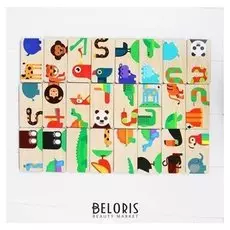 Развивающая игра Домино Тропические животные