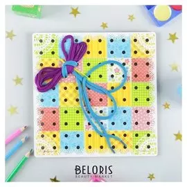 Развивающая игра Иглоборд: Лоскутки