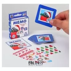 Развивающая игра «Мемо. новогодние узоры», 28 карточек