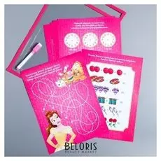 Развивающая игра Пиши-стирай в папке с карточками и маркером