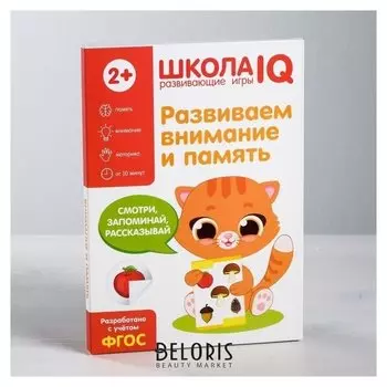 Развивающая игра «Школа IQ Развиваем внимание и память»
