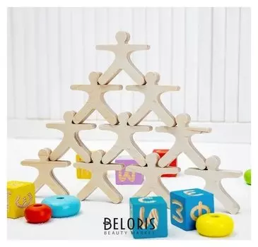 Развивающая игрушка Балансир «Физкультурники», 10 элементов