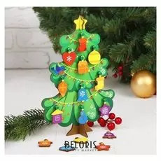 Развивающая игрушка «Ёлочка» нарядная 15х20 см