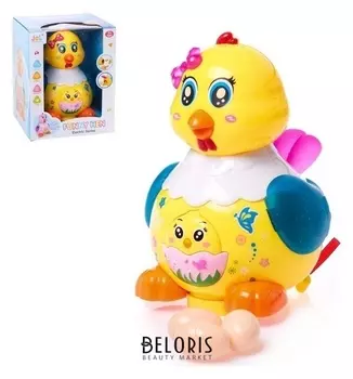 Развивающая игрушка «Курочка», световые и звуковые эффекты, несёт яички, микс