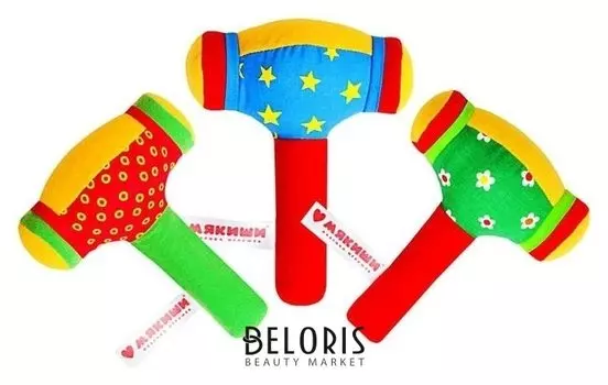 Хрустящая погремушка Молоточек