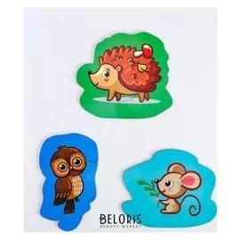 Развивающие пазлы "На опушке леса"