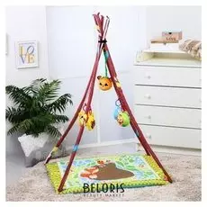 Развивающий коврик-вигвам "Лесные друзья"