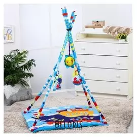 Развивающий коврик-вигвам "Морские приключения"