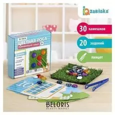 Развивающий набор Цветная роса камешки марблс