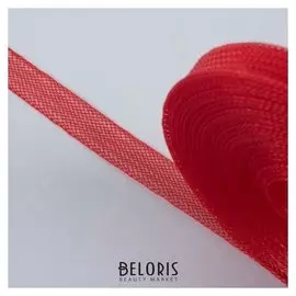 Регилин плоский, 10 мм, 45 ± 1 м, цвет красный