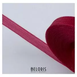 Регилин плоский, 10 мм, 5 ± 1 м, цвет бордовый