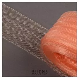 Регилин плоский, гофрированный, 44 мм, 5 ± 1 м, цвет персиковый