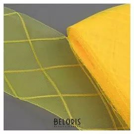 Регилин плоский «Клетка большая», 160 мм, 25 ± 0,5 м, цвет жёлтый