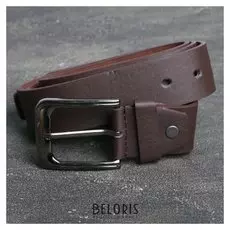 Ремень кожзам коричневый