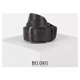 Ремень муж 07-01-03-01, 4*0,5*110, пряжка темный металл, коричневый