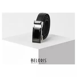 Ремень, ширина 2,5 см, пряжка автомат, цвет чёрный