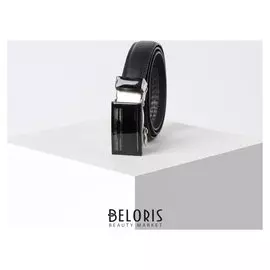 Ремень, ширина 2,5 см, пряжка автомат, цвет чёрный