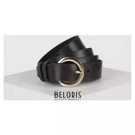 Ремень, ширина 3 см, пряжка металл, цвет коричневый