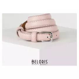 Ремень женский, ширина - 1,5 см, пряжка металл, цвет розовый