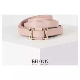 Ремень женский, ширина - 1,5 см, пряжка металл, цвет розовый